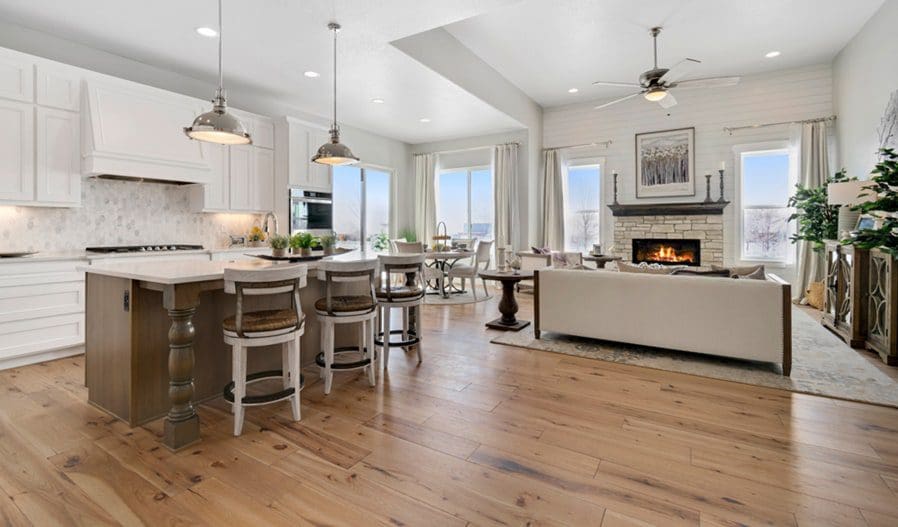 Sonders Fort Collins - Bridgewater Homes - Hudson Plan Living Room/Kitchen Interior