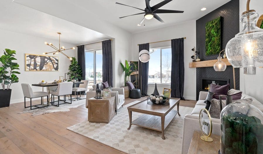 Sonders Fort Collins - Bridgewater Homes - Thompson Plan Living Room Interior