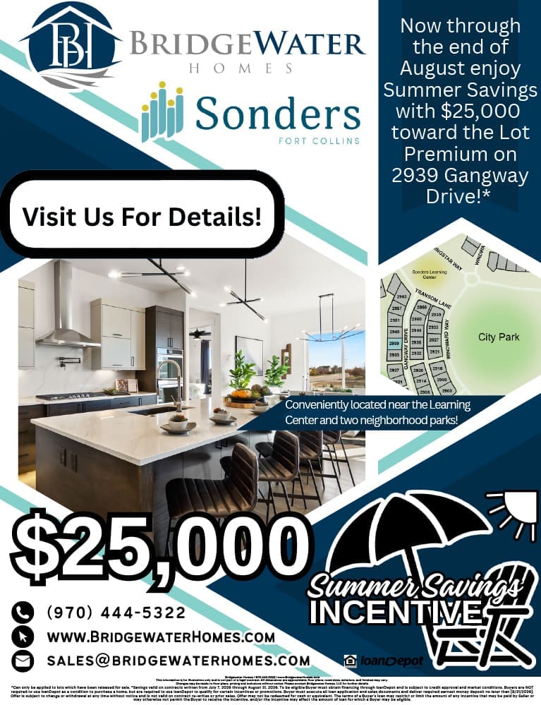 Bridgewater Homes – Summer Savings